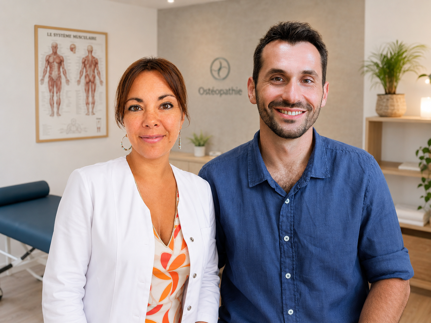 Céline et Bryan, ostéopathes au Pian-Médoc